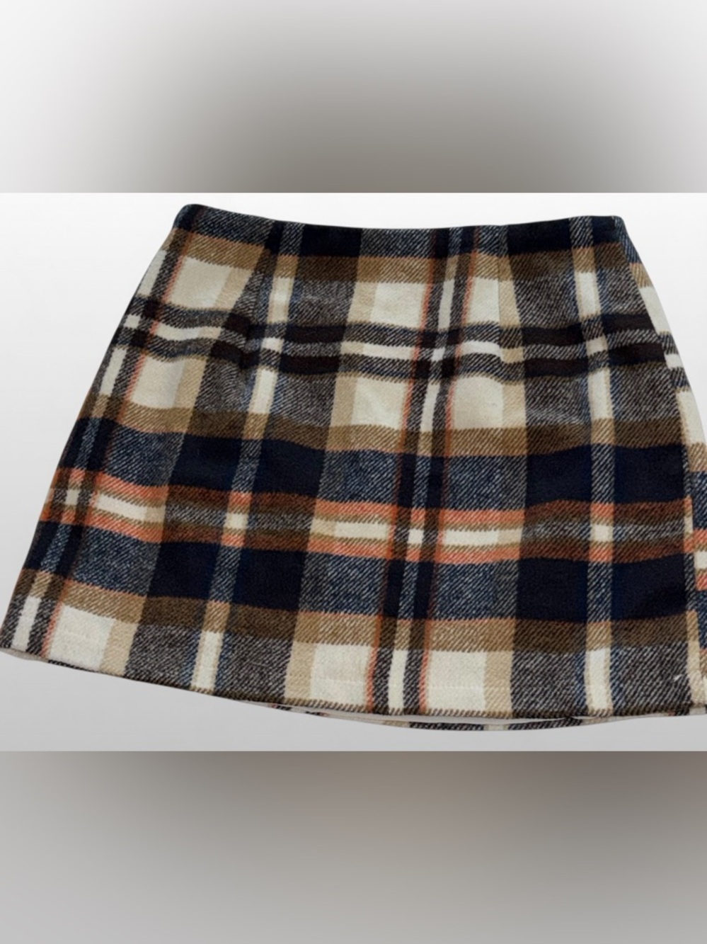 Plaid Mini Skirt Womens Small Preppy Academia Fall Winter Schoolgirl A Line